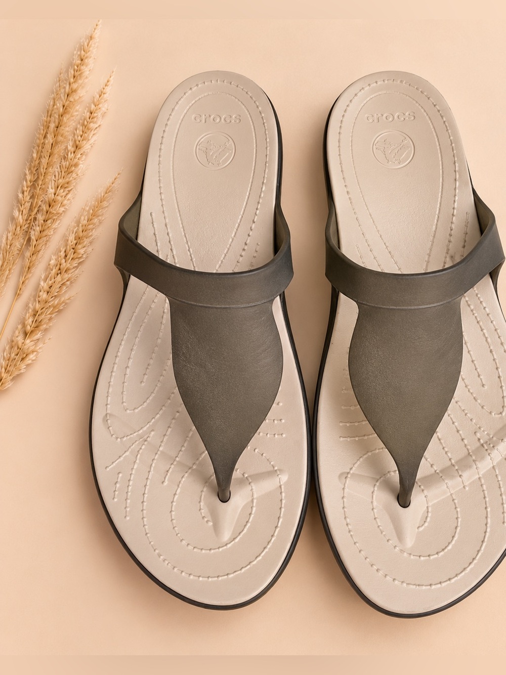 Crocs Serena Sandals – Black Taupe – Women’s 9